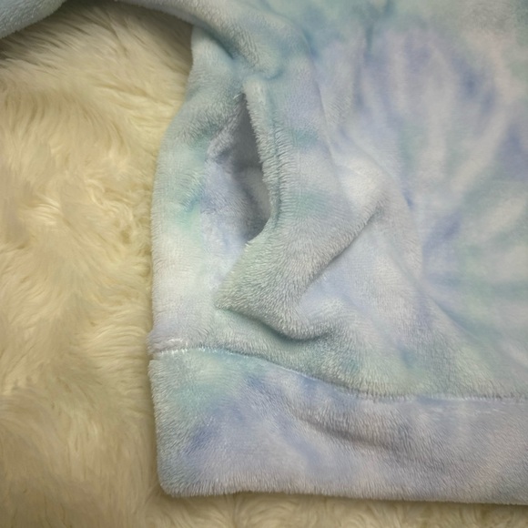 Abercrombie Kids tie-dye cozy quarter-zip sweatshirt - Picture 5 of 7